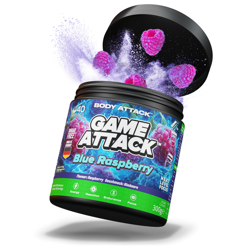 Game Attack Gaming Booster - Blue Raspberry