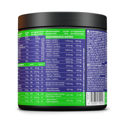 Game Attack Gaming Booster - Blue Raspberry